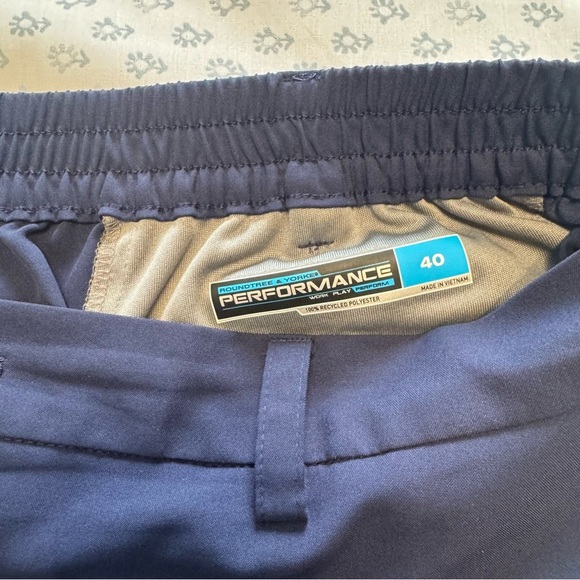 Roundtree & Yorke Performance Men's Navy 7” Inseam Shorts - Picture 6 of 7